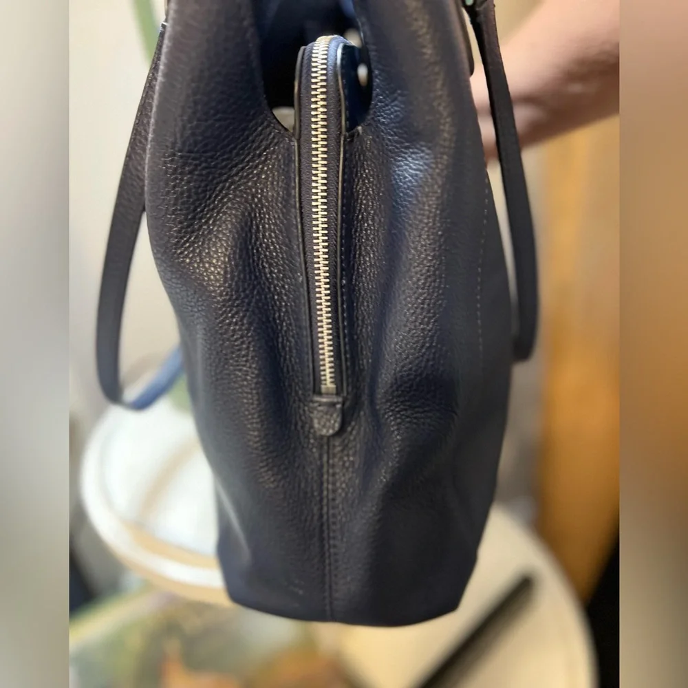 kate spade Black Pebbled Leather Hobo Satchel
